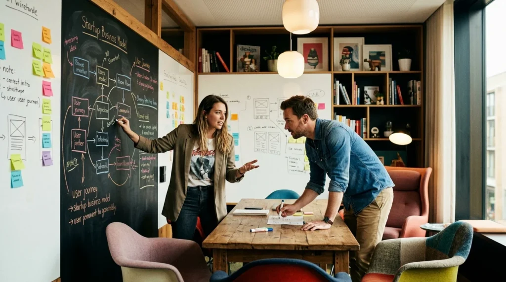 Founders generating business ideas