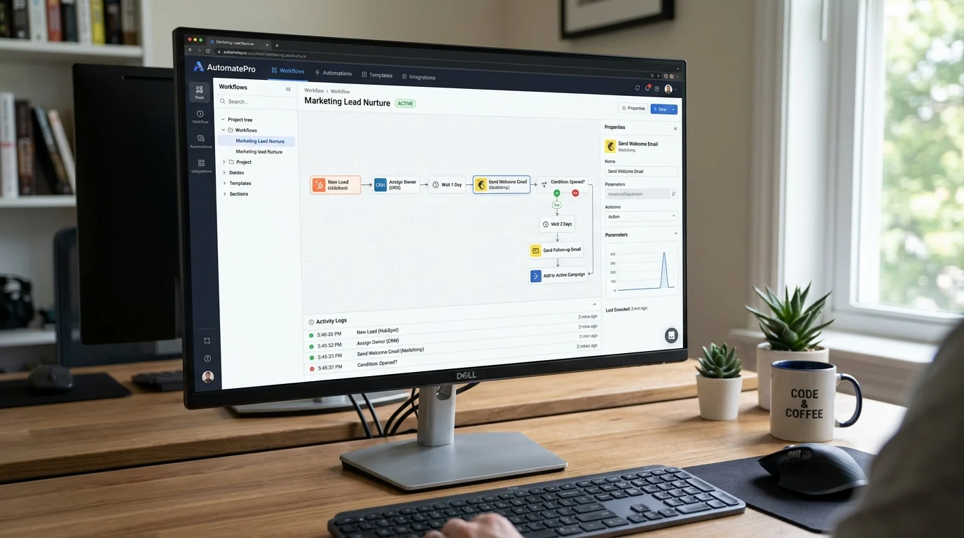 n8n vs Zapier automation workflows on screen