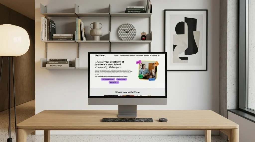 web development workspace